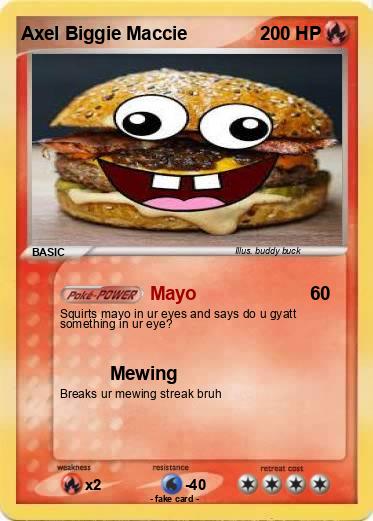 Pokemon Axel Biggie Maccie