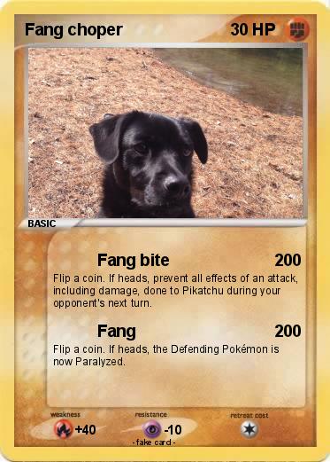 Pokemon Fang choper