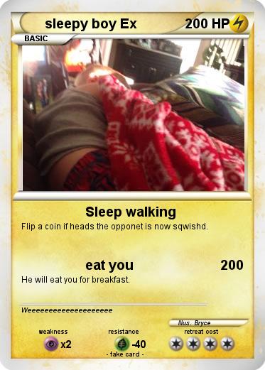 Pokemon sleepy boy Ex
