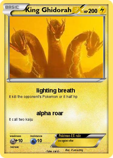 Pokemon King Ghidorah