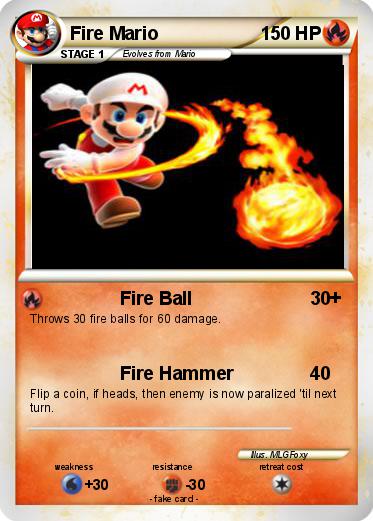 Pokemon Fire Mario