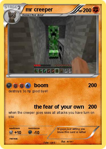 Pokemon mr creeper