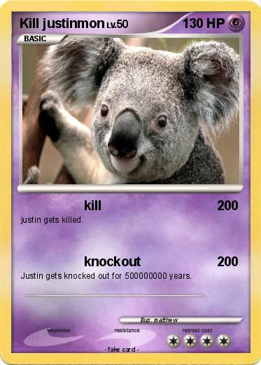 Pokemon Kill justinmon