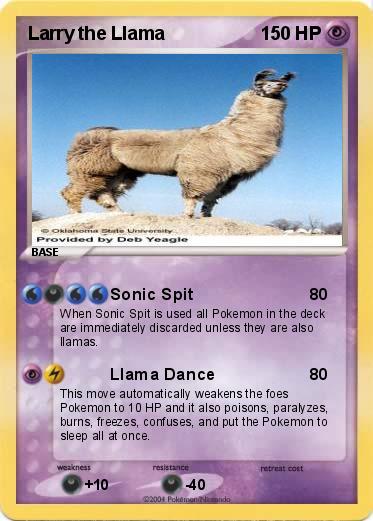 Pokemon Larry the Llama Pokemon Larry the Llama