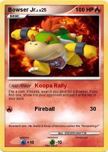 Pokemon Bowser Jr.