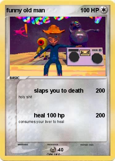 Pokemon funny old man
