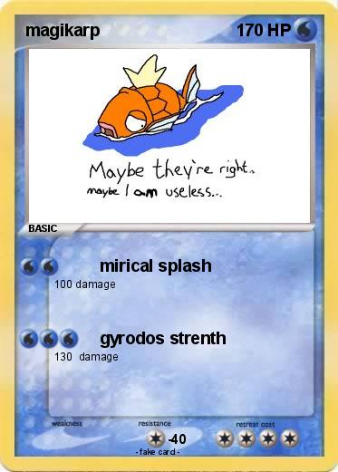 Pokemon magikarp