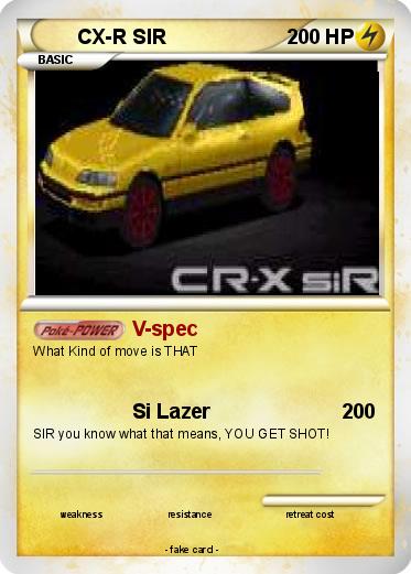 Pokemon CX-R SIR