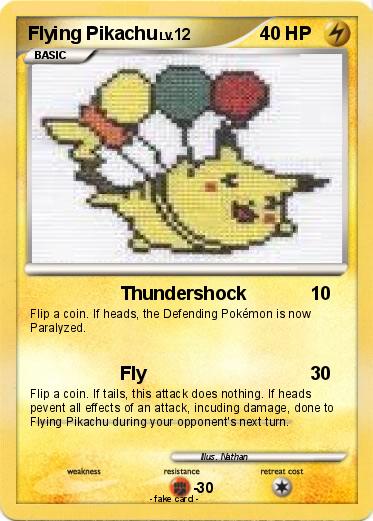 Pokemon Flying Pikachu