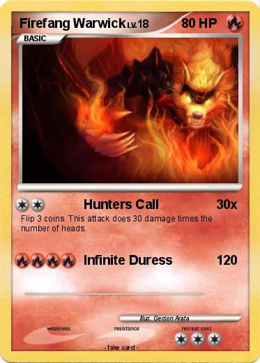 Pokemon Firefang Warwick