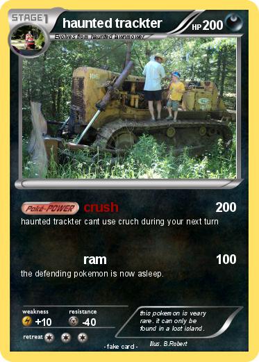 Pokemon haunted trackter