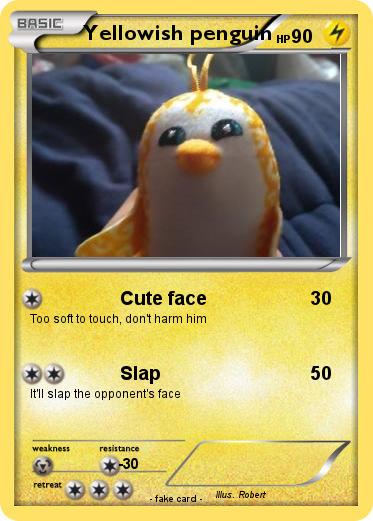 Pokemon Yellowish penguin