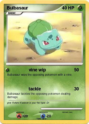 Pokemon Bulbasaur