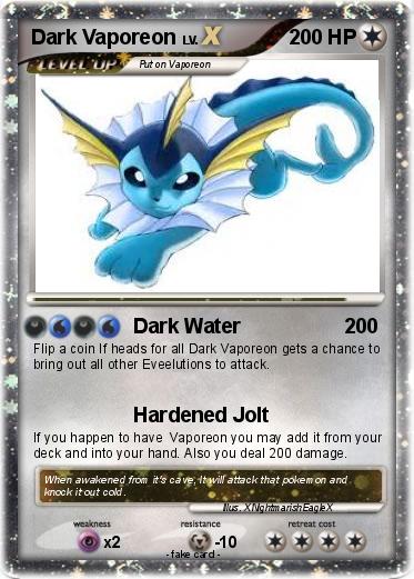 Pokemon Dark Vaporeon