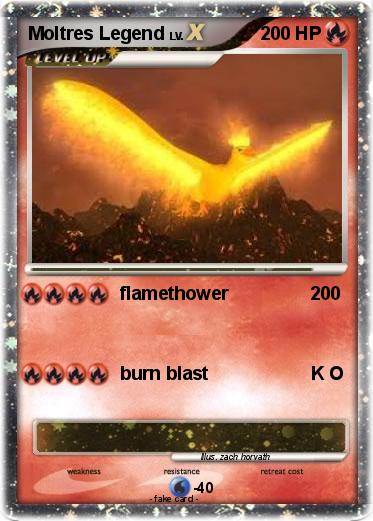 Pokemon Moltres Legend
