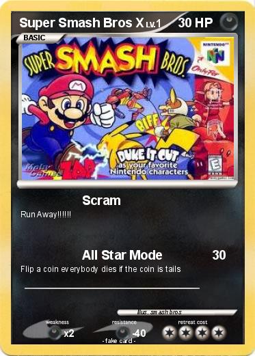 Pokemon Super Smash Bros X