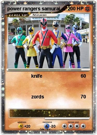 Pokemon power rangers samurai
