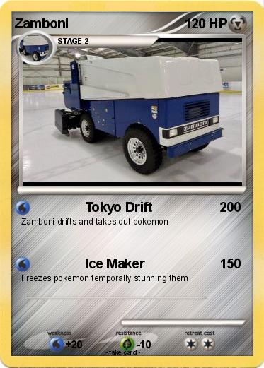 Pokemon Zamboni