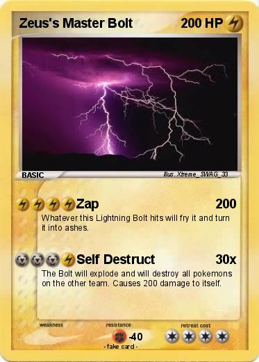 Pokemon Zeus's Master Bolt