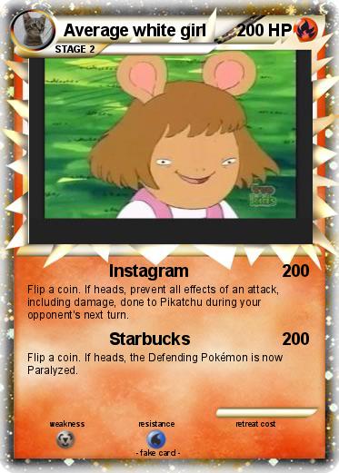 Pokemon Average white girl