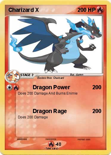 Pokemon Charizard X