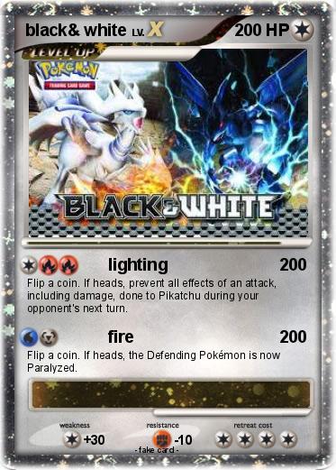 Pokemon black& white