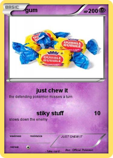Pokemon gum