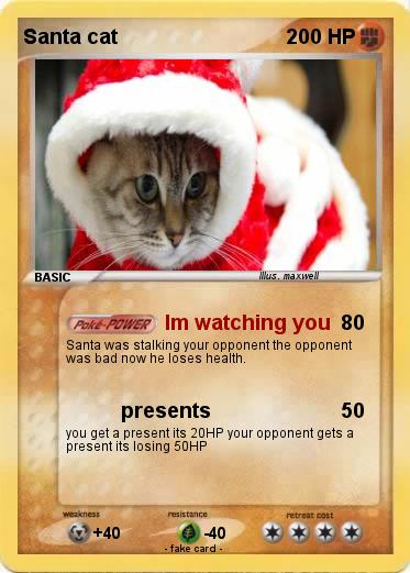 Pokemon Santa cat