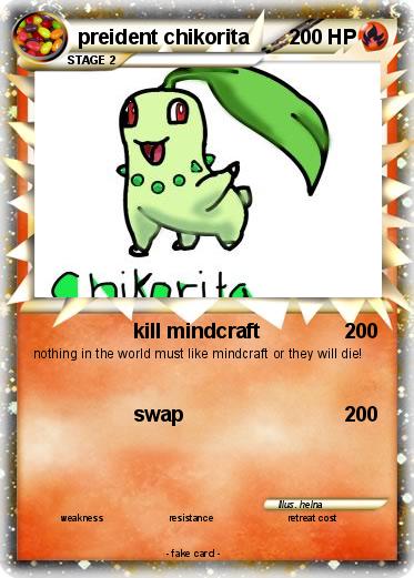 Pokemon preident chikorita