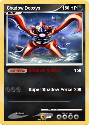 Pokemon Shadow Deoxys