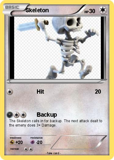 Pokemon Skeleton
