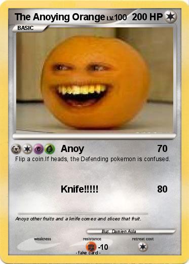 Pokemon The Anoying Orange