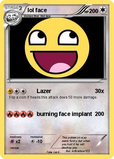 Pokemon lol face