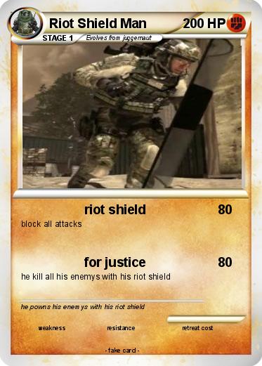 Pokemon Riot Shield Man