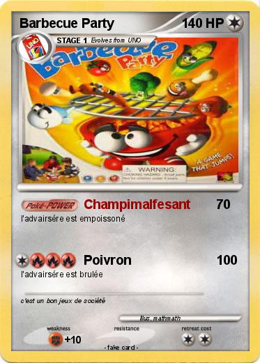 Pokemon Barbecue Party