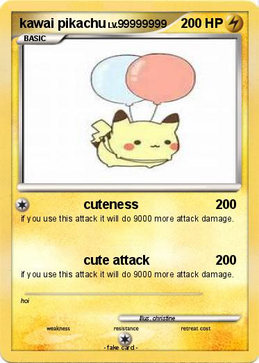 Pokemon kawai pikachu