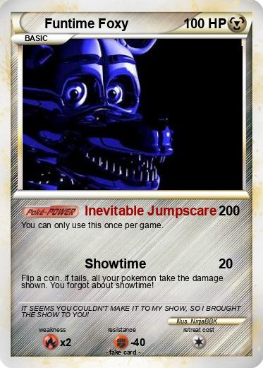 Pokemon Funtime Foxy