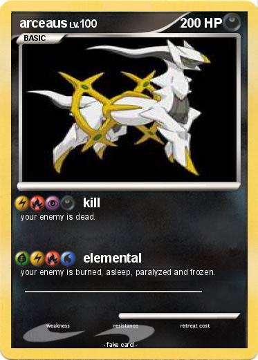 Pokemon arceaus