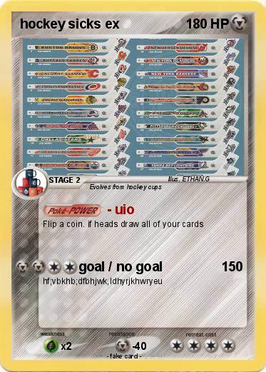 Pokemon hockey sicks ex