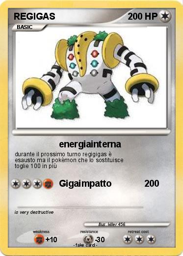 Pokemon REGIGAS