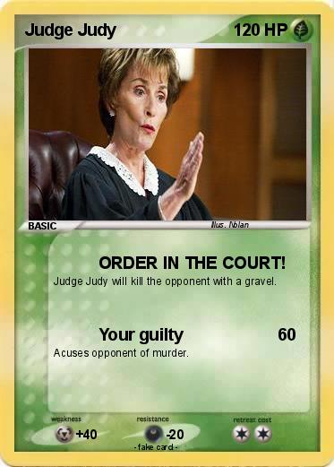 Pokemon Judge Judy