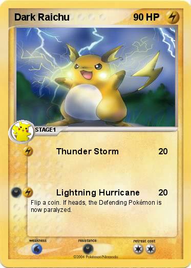 Pokemon Dark Raichu