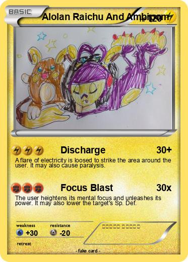 Pokemon Alolan Raichu And Ambipom