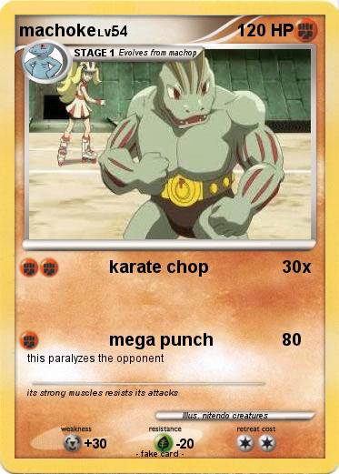 Pokemon machoke