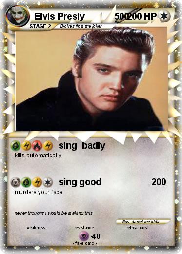 Pokemon Elvis Presly            500