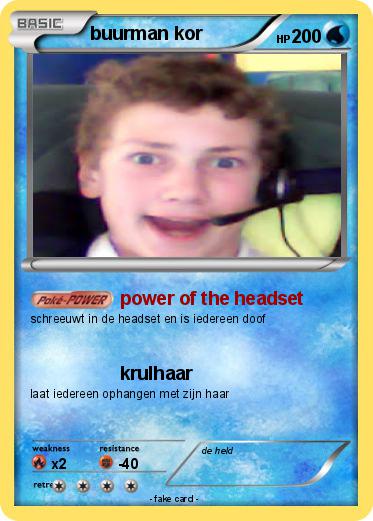 Pokemon buurman kor