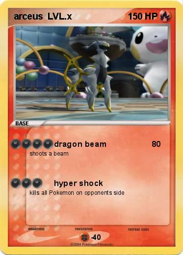 Pokemon arceus  LVL.x