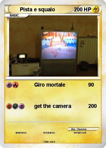 Pokemon Pista e squalo