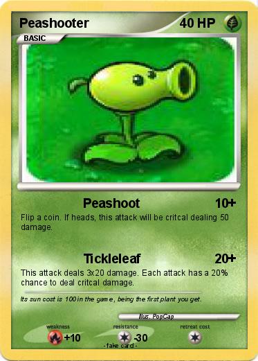 Pokemon Peashooter