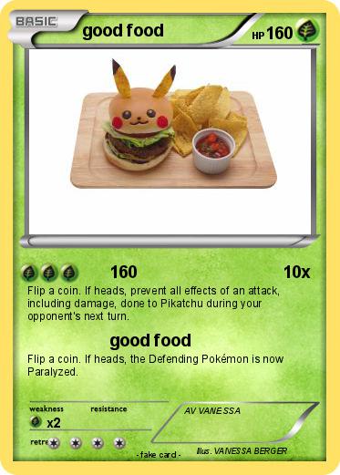 Pokemon good food